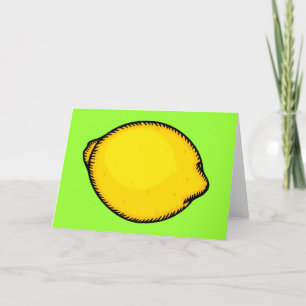 Carte Gros citron