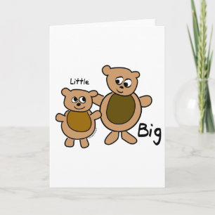 Carte Gros ours Petit Ours