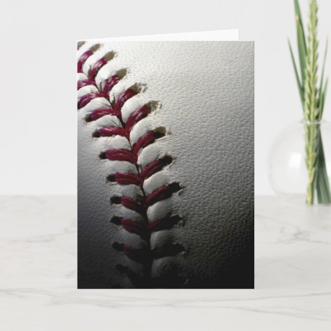 Carte Gros plan de base-ball (Devant)