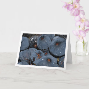 Carte Gros plan sur le fruit de figue