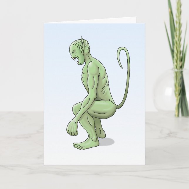 Carte Gros Troll Vert (Devant)