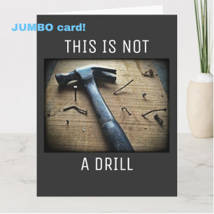 Carte Grosse Fête des pères amusante "This is not a Dril