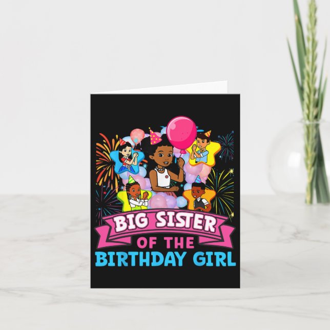 Carte Grosse soeur Gracie's Corner Birthday Dolls Cute P (Devant)
