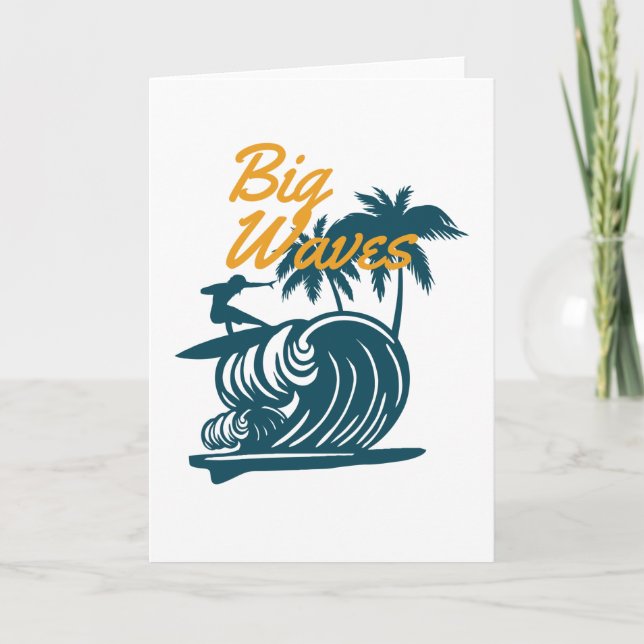 Carte Grosses vagues (Devant)