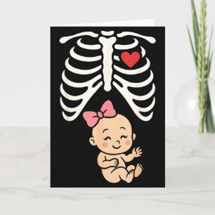 Carte Grossesse Bébé Fille Cage Thoracique Maman Bébé Mi