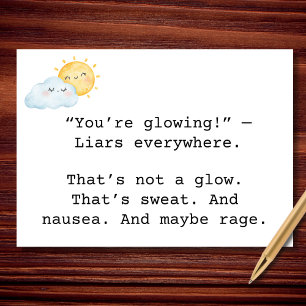 Carte Grossesse « Éblouissante » de Rage