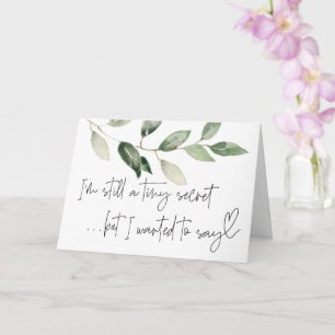 Carte Grossesse Nouvelle révélation pour bébé pour la fa