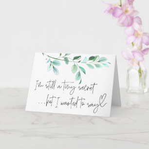 Carte Grossesse Nouvelle révélation pour bébé pour la fa