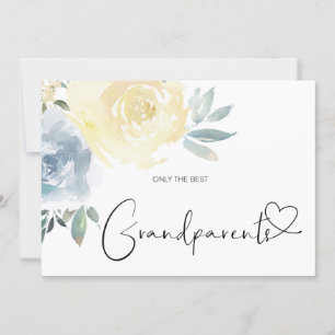 Carte Grossesse Révéler Grand Grand-Parents Nouveau bébé