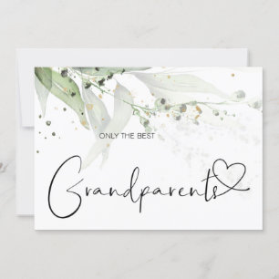 Carte Grossesse Révéler Grand Grand-Parents Nouveau bébé
