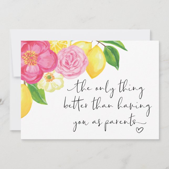 Carte Grossesse Révéler Grand-Parent Surprise Je suis en (Devant)