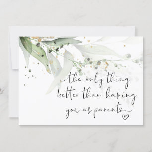 Carte Grossesse Révéler grand-parents Nous avons un bébé