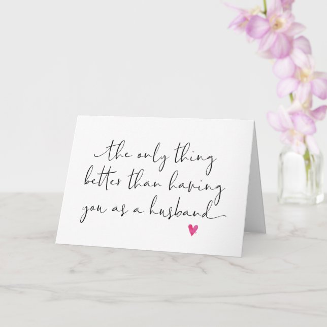 Carte Grossesse Révéler le mari papa d'être Je suis ence (Orchidée)