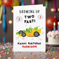 Grossissant Deux Enfants Rapides De 2E Anniversair