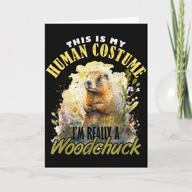 Carte Ground Hog Im Really A Woodchuck _1  (Devant)