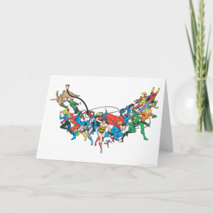 Carte Groupe 2 de la Ligue de la justice de l'Amérique