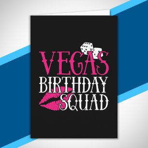 Carte Groupe Cadeau Anniversaire Las Vegas Vegas Squad