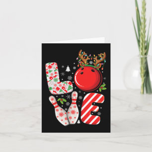 Carte Groupe correspondant xmas Bowling ball et épingles