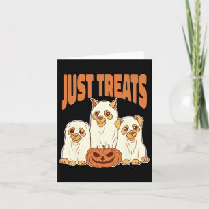 Carte Groupe De Chiens Fantômes Enfant Amoureux des chat