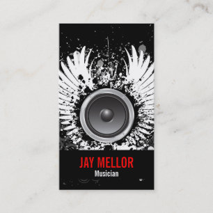 Carte grunge d'industrie musicale