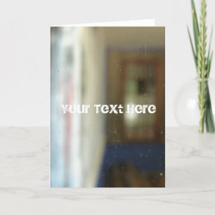 Carte Grunge Glass, Votre Texte Ici