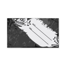 carte grunge noire et blanche de rendez-vous