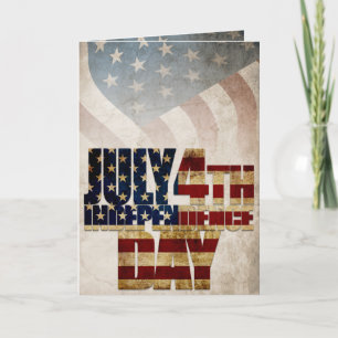 Carte Grunge USA juillet 4 Juillet Indépendance Graphiqu