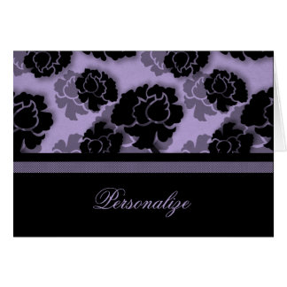 Carte Grungy Floral Decadence personnalisable