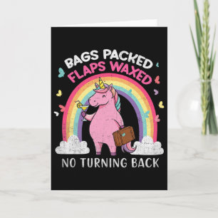 Carte Gs Licorne Emballée Drôle Vacances Inappropriées F
