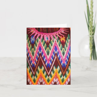 Carte "Guatémaltèque salutations" La série Maya