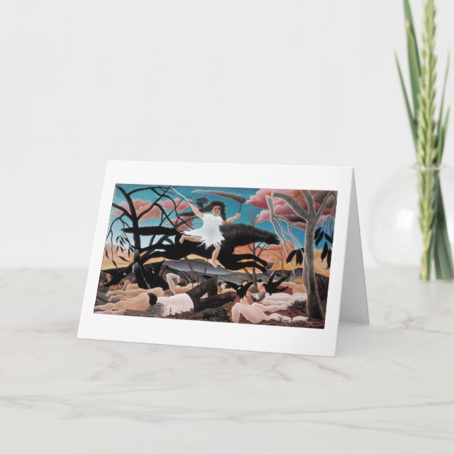 Carte Guerre, Henri Rousseau, 1894 (Devant)