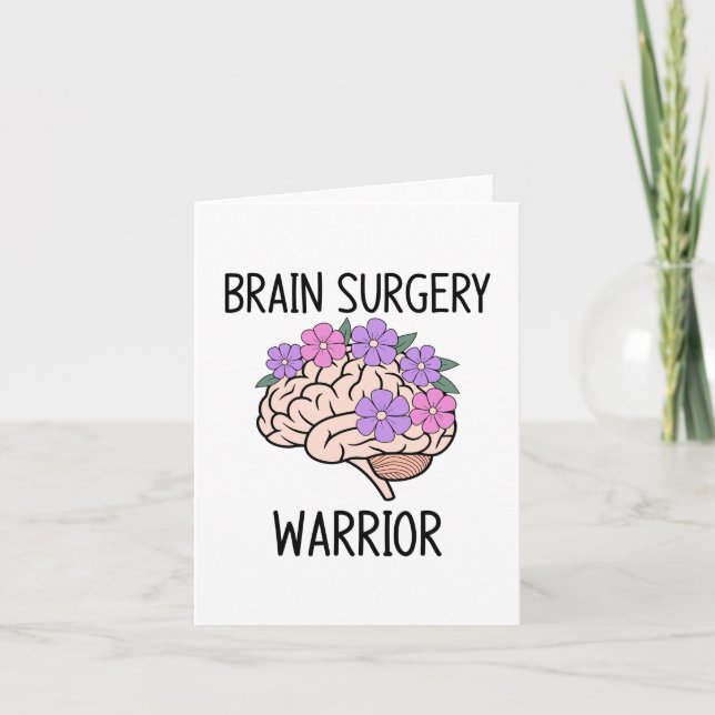 Carte guerrier de la chirurgie cérébrale (Devant)