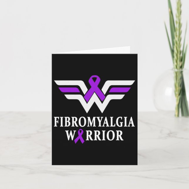 Carte Guerrier de sensibilisation à la fibromyalgie Sout (Devant)