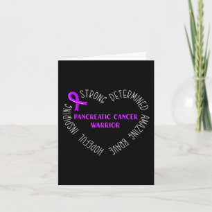 Carte Guerrier du cancer du pancréas