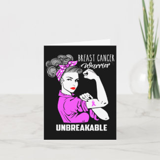 Carte Guerrier du cancer du sein Un cadeau de sensibilis