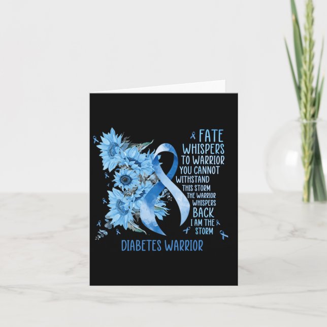 Carte Guerrier Whispers Pour Avoir Le Sort Je Suis La Te (Devant)