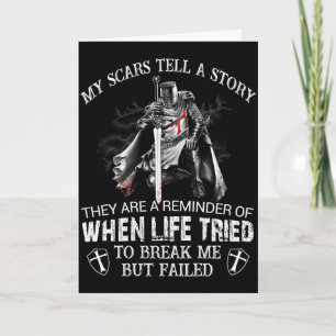 Carte Guerriers chrétiens templiers Mes cicatrices racon