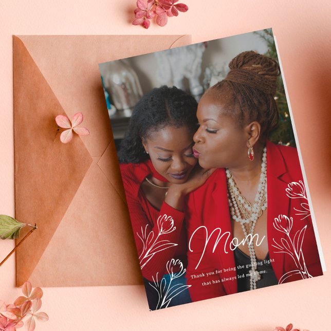 Carte Guidez la lumière Fête des Mères Salutation photo (Créateur téléchargé)