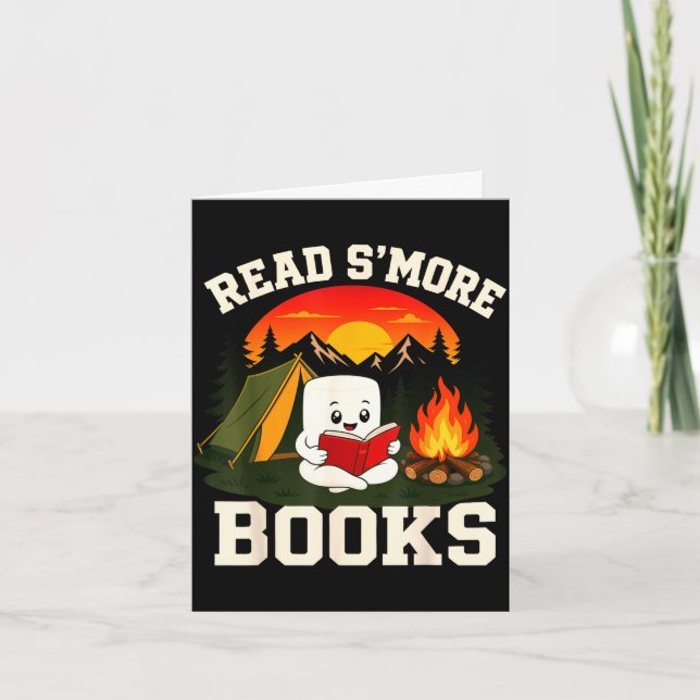 Carte Guimauve de S'mores au feu de camp  (Devant)