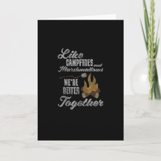 Carte Guimauves de camp Better Together en détresse V
