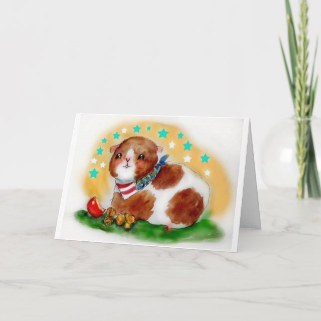 Carte Guinée pig 4th of July Card ! (Devant)