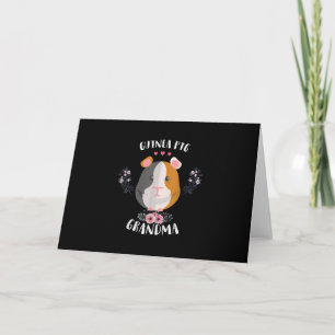 Carte Guinée Pig Grandma Mors Day Et Le Cadeau De Noël