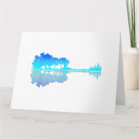 Guitar Lake Shadow Love Guitare Musicien