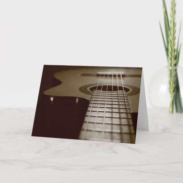 Carte Guitare acoustique (Devant)