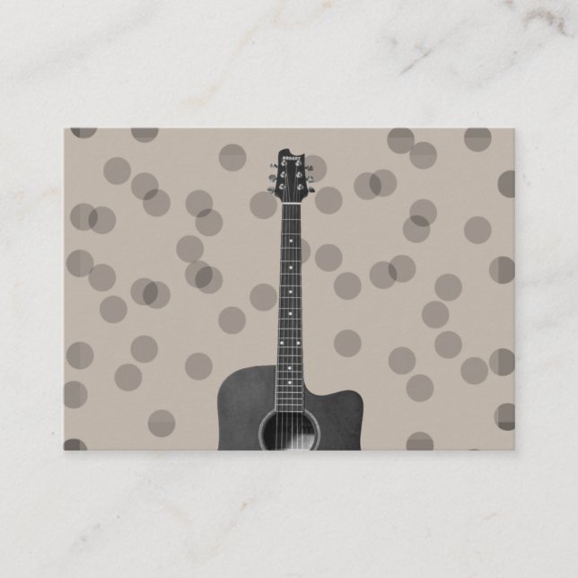 Carte "Guitare acoustique" (Devant)