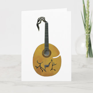 Carte Guitare de citrouille