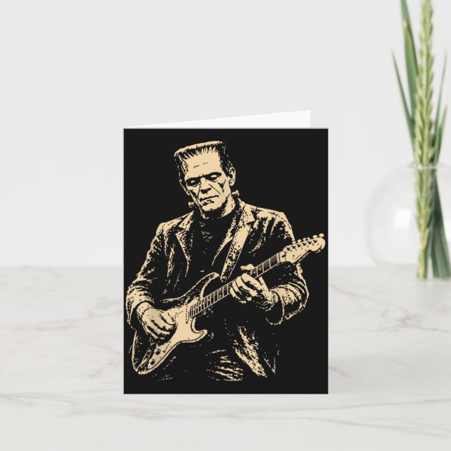 Carte Guitare de Frankenstein (Devant)