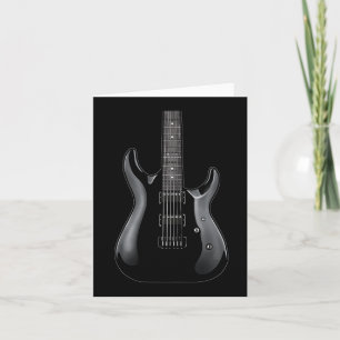 Carte Guitare Rock Band Et Rouleau Pour Hommes Bande Tee