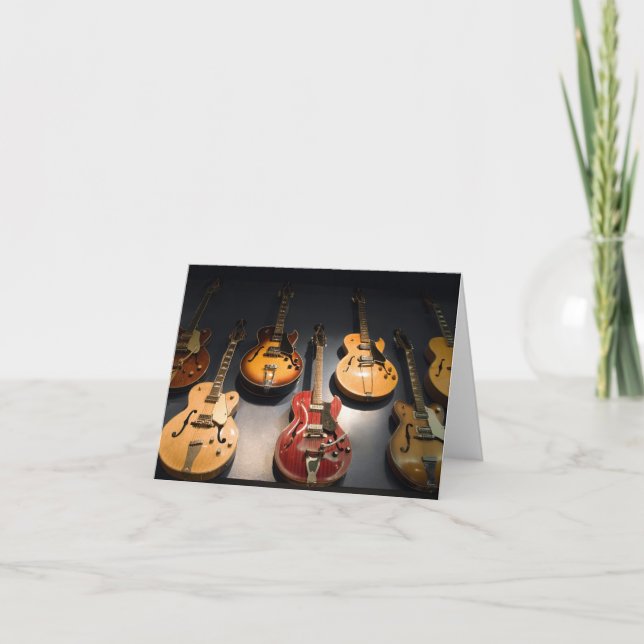 Carte Guitares vintages (Devant)