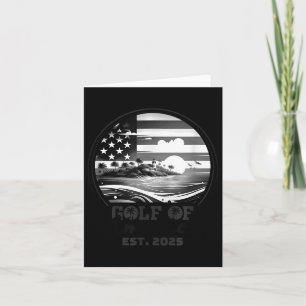 Carte Gulf Of Us America Est 2025 Retro Vintage Beach _1